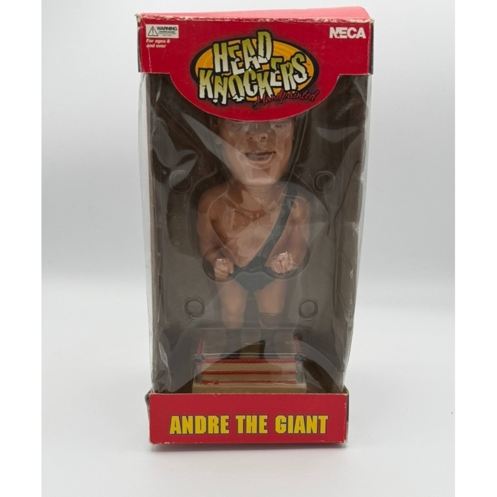 NECA Andre The Giant Head Knockers Bobblehead WWE Hand Painted Figure